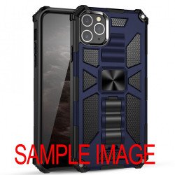 Tuff Armor Hybrid Stand Case with Magnetic Plate for Samsung Galaxy S20 FE 5G (Navy Blue)